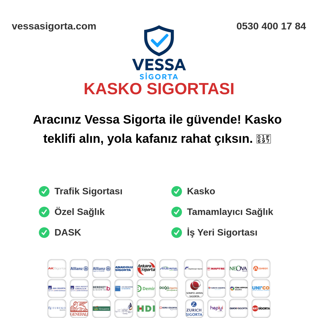 Kasko Sigortası Nedir? Aracınızı Korumak İçin Kapsamlı Rehber Vessa Sigorta Kasko Teklifi Al