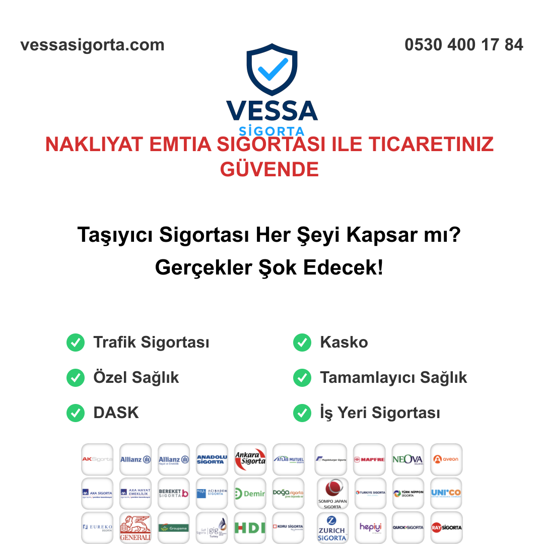 Taşıyıcı Sigortası Her Şeyi Kapsar mı? Cevap Sizi Şaşırtacak! Nakliyat Emtia Sigortası Detayları