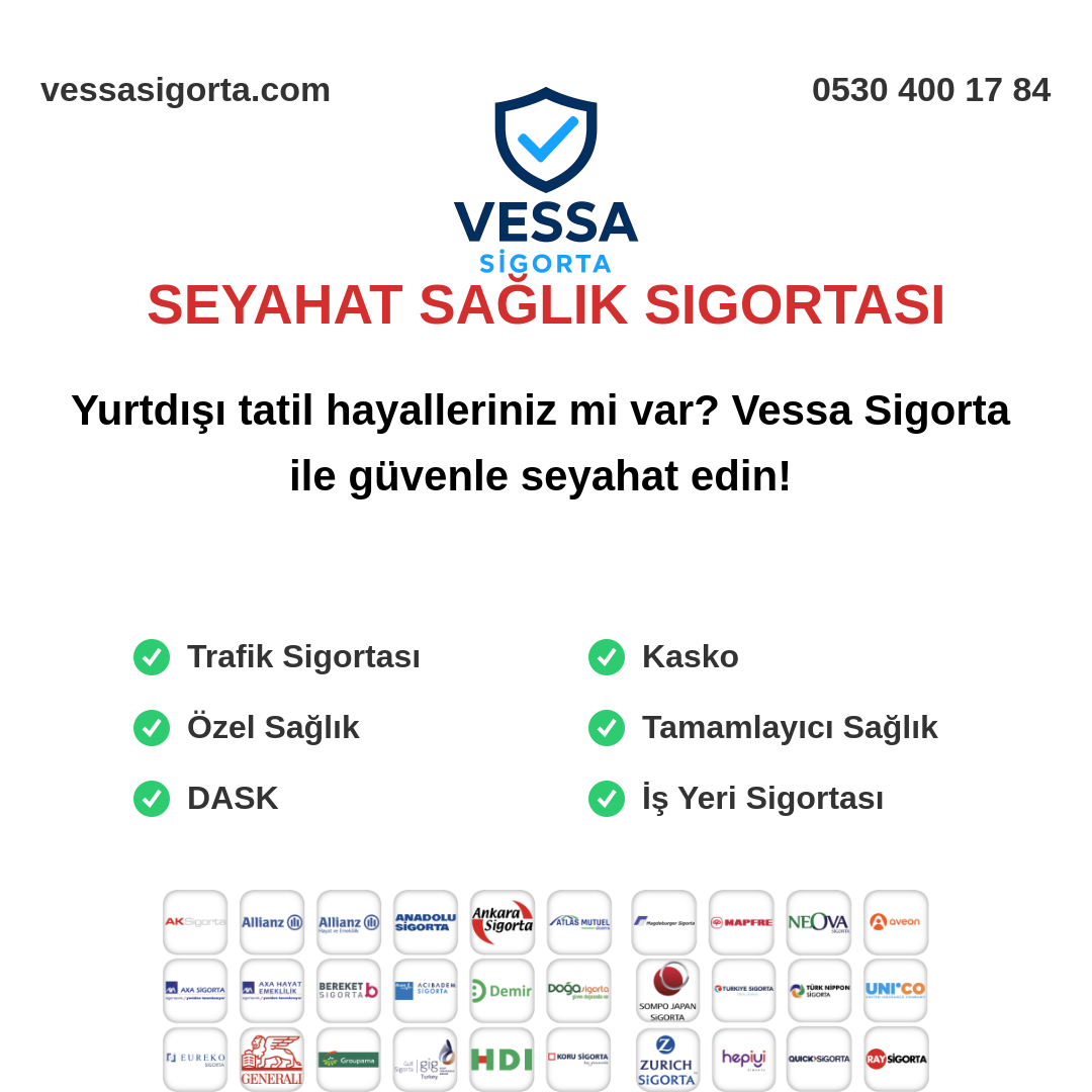 Yurtdışı Seyahatlerinizde Güvenceniz: Seyahat Sağlık Sigortası Rehberi Seyahat Sağlık Sigortası Teklifi Al