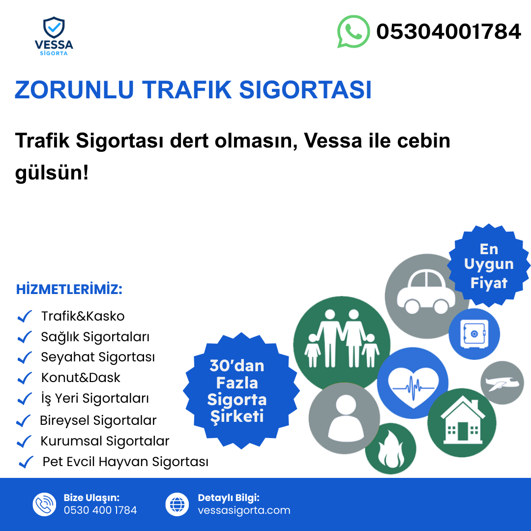 Zorunlu Trafik Sigortası: Yüzünüz Gülsün, Cebiniz Yanmasın Diye Vessa Yanınızda!